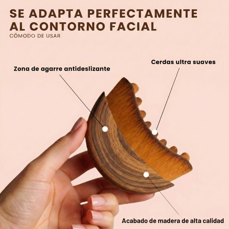 KONTUR - Cepillo de Esculpido Facial y Drenaje Linfático