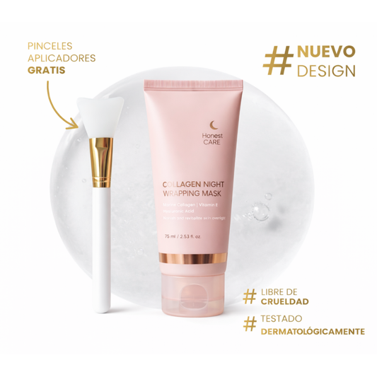 Mascarilla Facial de Colágeno Efecto Glow