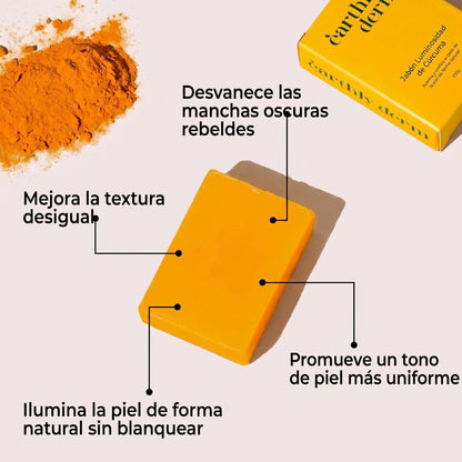 Glow Bar Cúrcuma — Aclara Manchas, Acné y Tono Disparejo