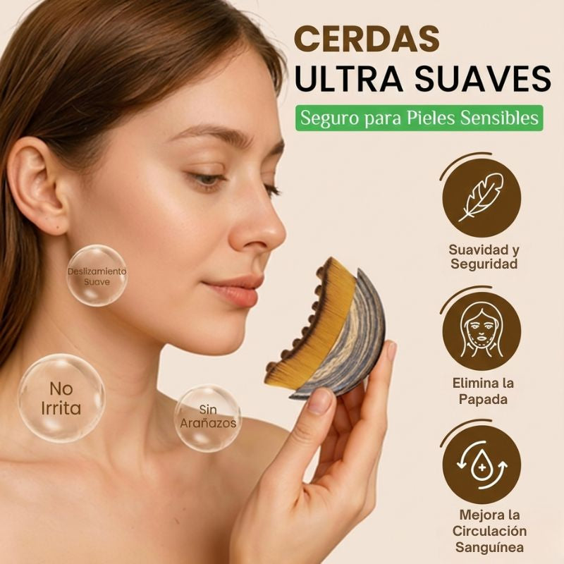 KONTUR - Cepillo de Esculpido Facial y Drenaje Linfático