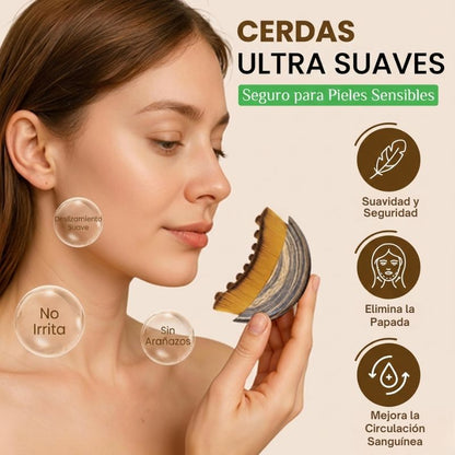 KONTUR - Cepillo de Esculpido Facial y Drenaje Linfático