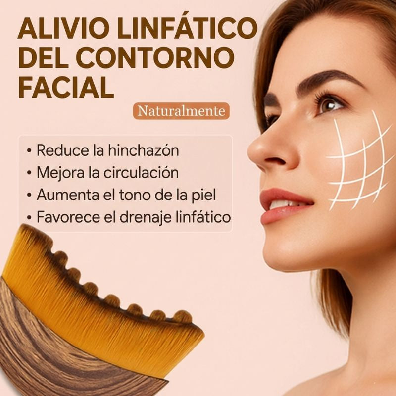 KONTUR - Cepillo de Esculpido Facial y Drenaje Linfático