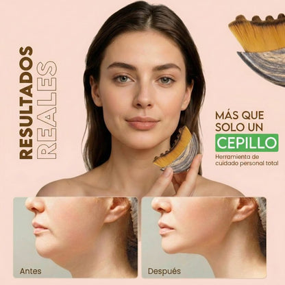 KONTUR - Cepillo de Esculpido Facial y Drenaje Linfático